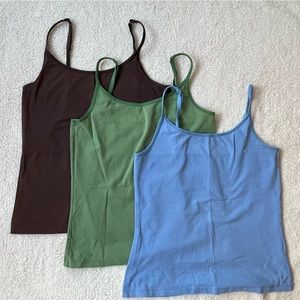 Three L.L. Bean Tank Tops